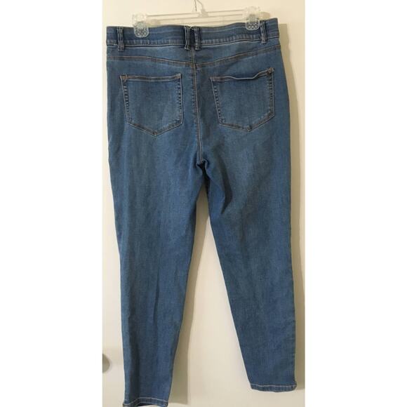 Knox Rose Size 12 Skinny Jeans With Tuxedo Stripes - Picture 3 of 7